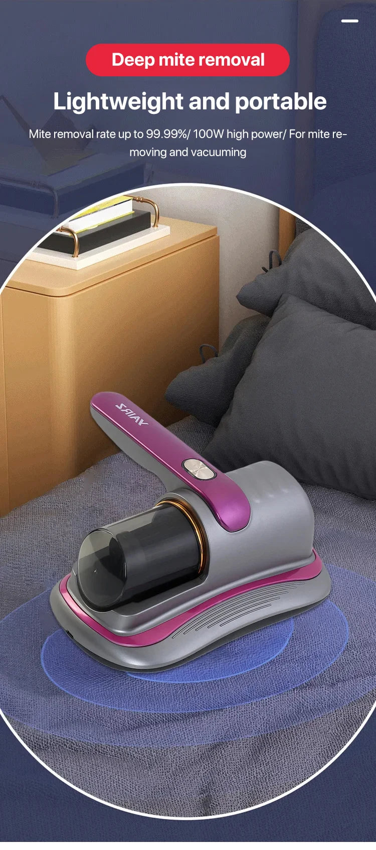 š„50% OFF | UV Dust Mite Vacuum Cleaner