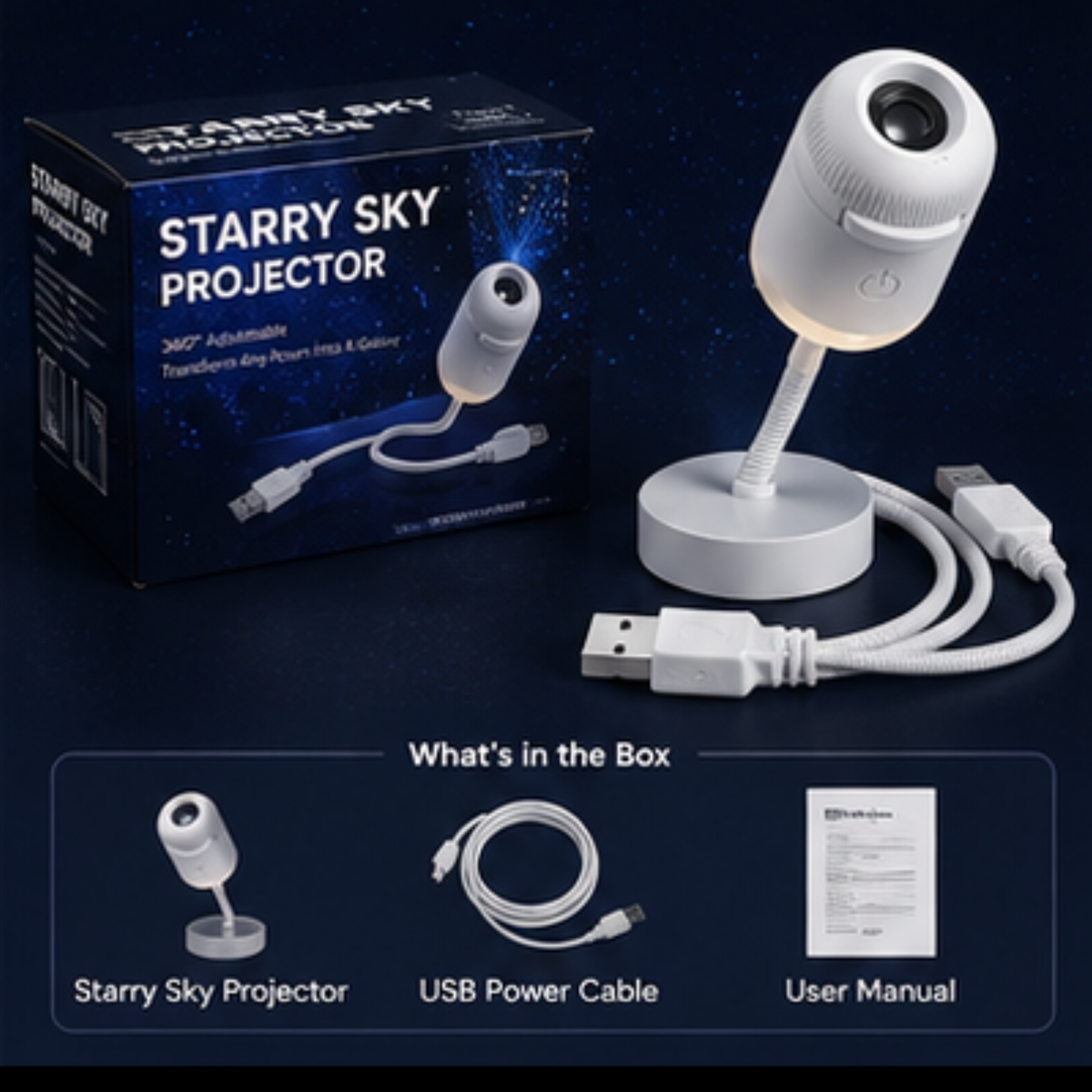 Galaxy Light Starry Sky Projector